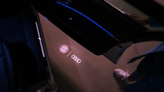 Original Audi S Sport LED Einstiegsbeleuchtung Tür Logo