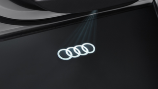 Original Audi LED-Einstiegsleuchten Ringe-Gecko-Logo 